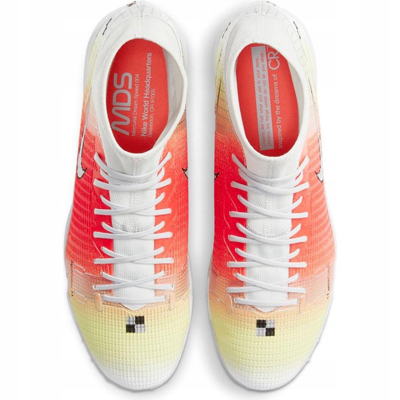 Pantofi de fotbal Nike Mercurial Superfly 8 Academy Mds Tf CV0952 118 portocale 1