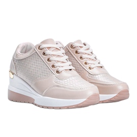 Adidași strălucitori roz pe pană Mara 1