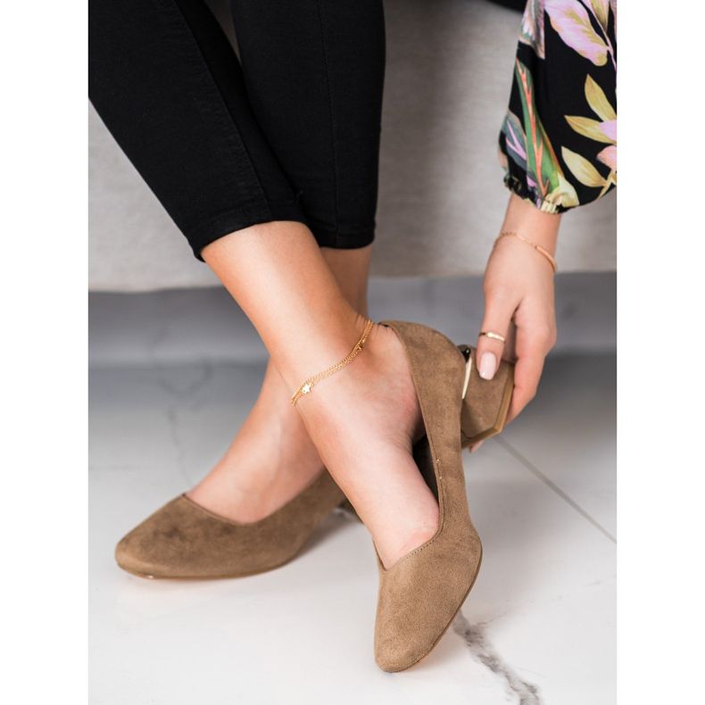 Filippo Pompe pe tocuri înalte maro 2