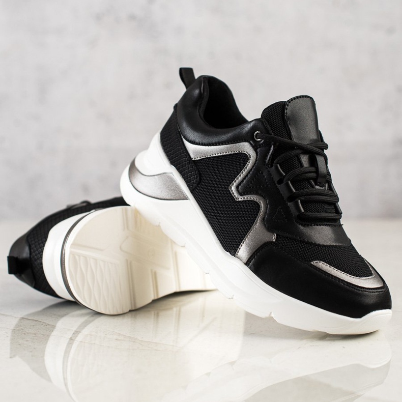 Weide Adidași eleganți confortabili negru 1