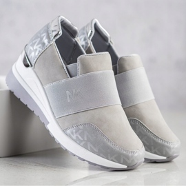 SHELOVET Adidași gri alunecați 1