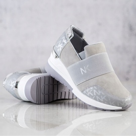 SHELOVET Adidași gri alunecați 2