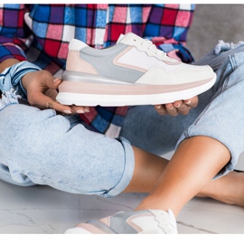 ARTIKER Adidași din piele pe platformă multicolor 1