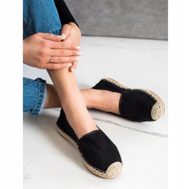Kayla Espadrile deschise ușoare negru 2