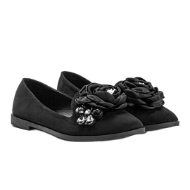 Mocasini Chaya pentru femei negre negru 1