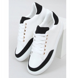 Adidași de damă albi 6110 Negru 1