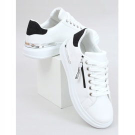 Adidași de damă albi F006 ALB / NEGRU 1
