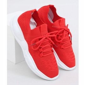 Roșu LA40 șosete roșii pantofi sport roşu 1