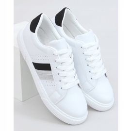 Adidași de damă albi 6111 Negru 1