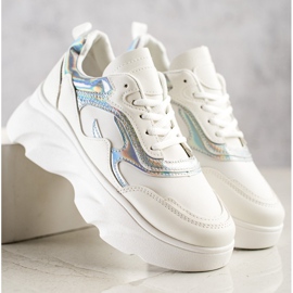 SHELOVET Adidași la modă alb 1