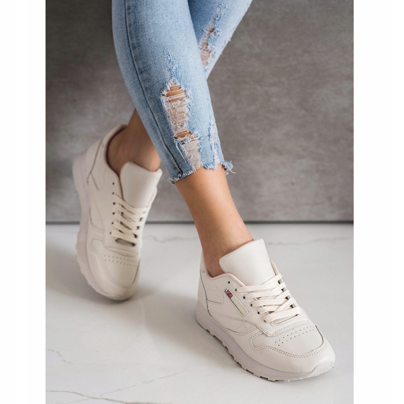 SHELOVET Adidași clasici bej 2