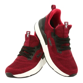 Lee Cooper Pantofi sport pentru bărbați LCW-21-29-0173M Roșu negru 3