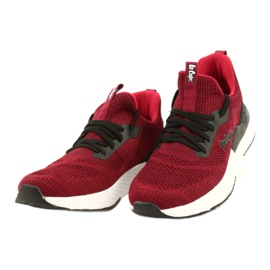 Lee Cooper Pantofi sport pentru bărbați LCW-21-29-0173M Roșu negru 1