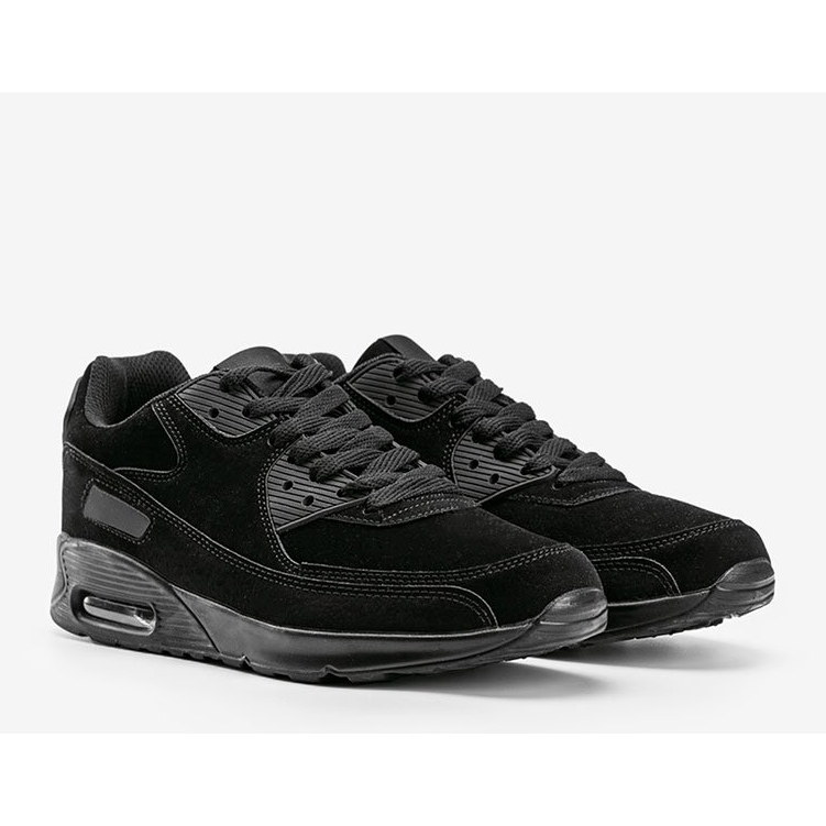 Adidași sport negri pentru bărbați Trever negru 1 Adidași sport negri pentru bărbați Trever negru 1