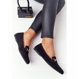 Mocasini de damă Sergio Leone MK711 Suede Black negru 1 Mocasini de damă Sergio Leone MK711 Suede Black negru 1