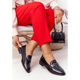 Mocasini dama Sergio Leone PB253 Negru 2