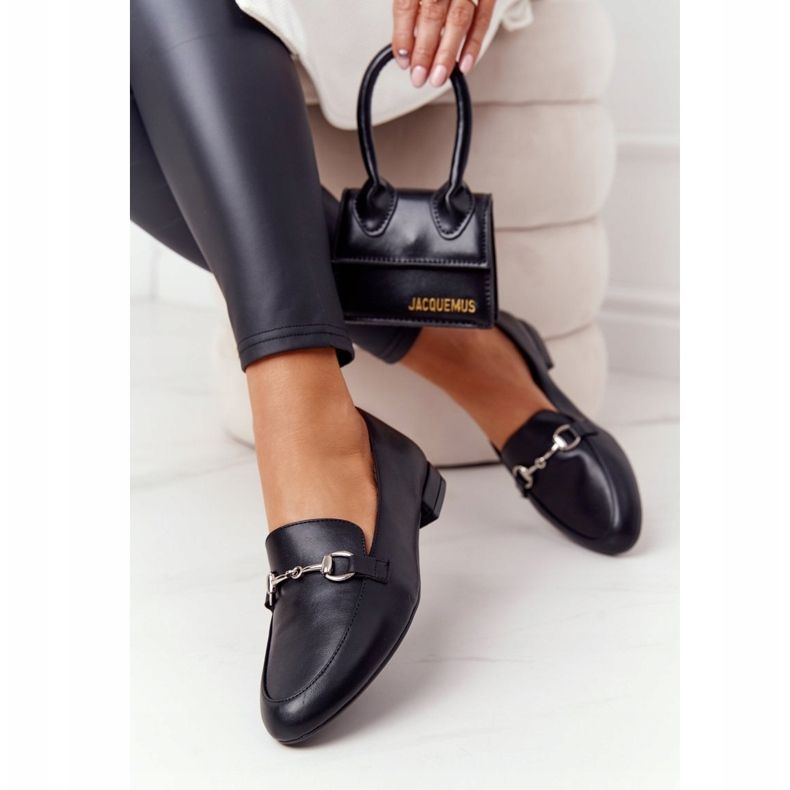 Mocasini dama Sergio Leone MK733 Negru 2