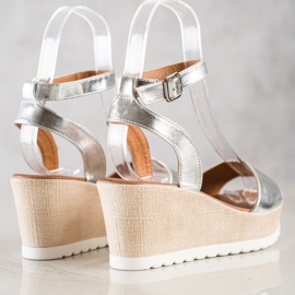 Seastar Sandale cu pană clasică argint 1