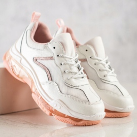 Goodin Adidași din piele alb 1