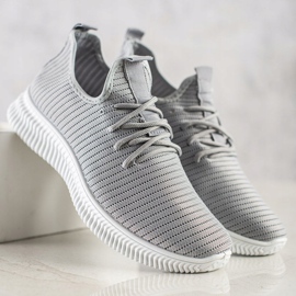 SHELOVET Adidași alunecați confortabili gri 1