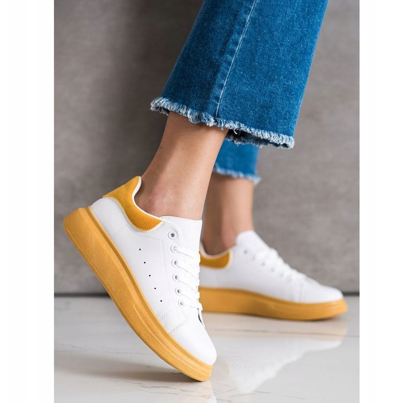 SHELOVET Adidași pe platforma galbenă 1