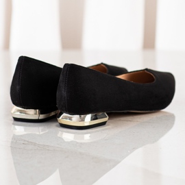 Filippo Pompe cu toc decorativ negru 1