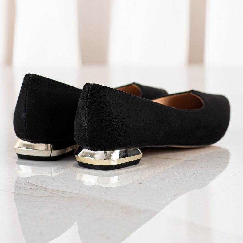 Filippo Pompe cu toc decorativ negru 1