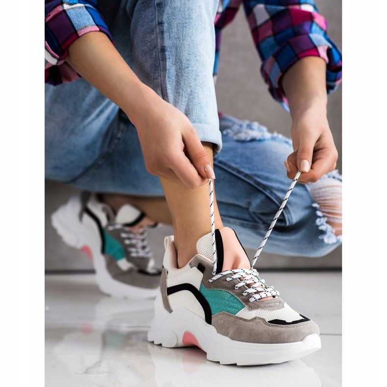 SHELOVET Adidași colorat la modă multicolor 1