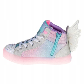 Pantofi Skechers Shuffle Brights Glimmer Wings W 20254L-LBMT roz multicolor 1