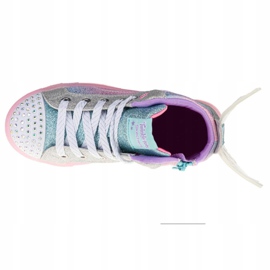 Pantofi Skechers Shuffle Brights Glimmer Wings W 20254L-LBMT roz multicolor 2
