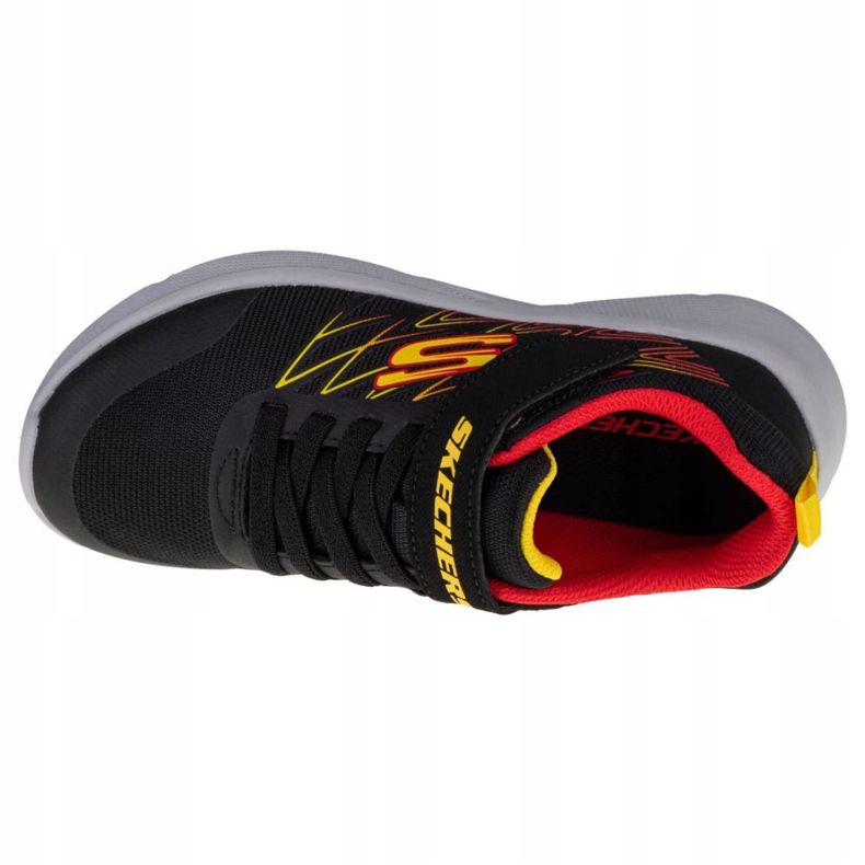 Skechers Microspec Texlor Jr 403770L-BKRD negru 2