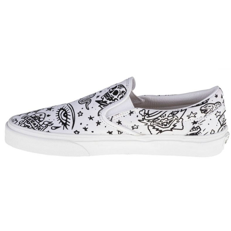 Pantofi Vans Classic Slip-On U VN0A4BV31IU alb negru 1