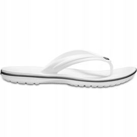 Papuci Crocs Crocband Flip alb 11033 100 2