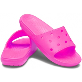 Papuci de damă Crocs Classic Slide roz 206121 6QQ 1