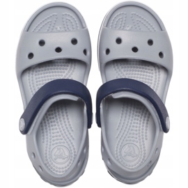 Sandale Crocs pentru copii Crosband Sandal Kids gri-bleumarin 12856 01U albastru marin 1