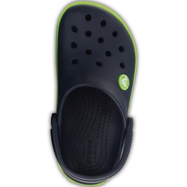 Crocs pentru copii Crocband Clog K bleumarin-verde 204537 4K6 albastru marin 1