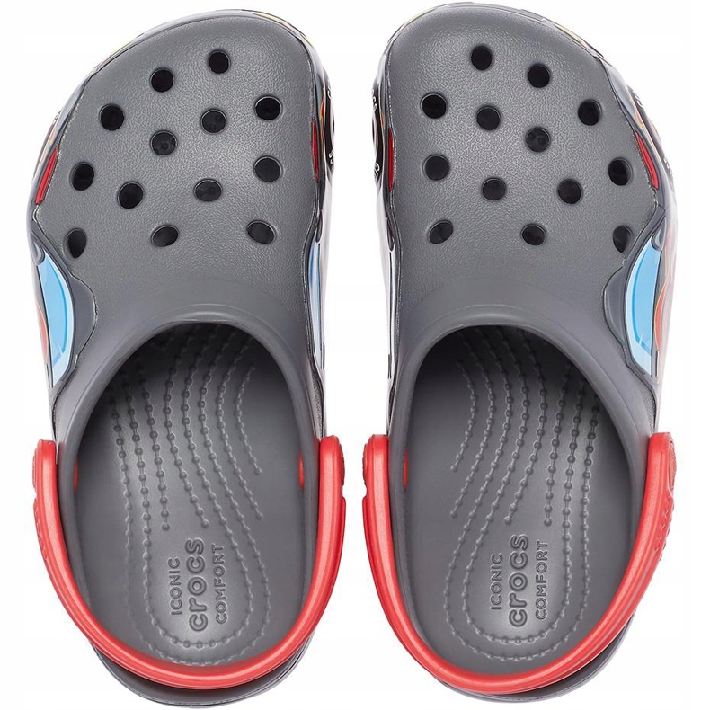 Crocs copii Fl Truck Band Clog gri 207 074 0DA multicolor 1