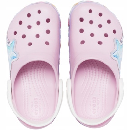 Crocs pentru copii Fl Star Band Clog roz 207075 6GD 1