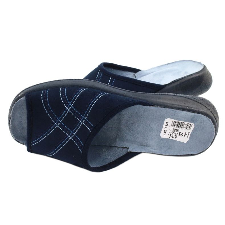 Pantofi de damă Befado pu 442D147 albastru marin 4