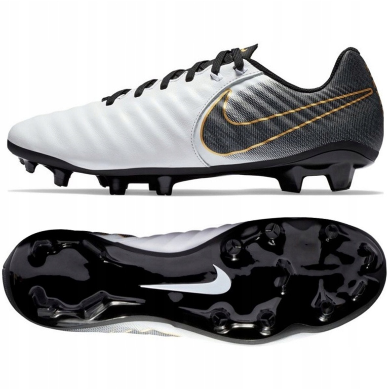 Pantof de fotbal Nike Tiempo Legend 7 Academy Fg M AO2596-100 alb 4