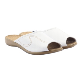 Pantofi pentru femei Befado papuci 254d058 papuci alb 4