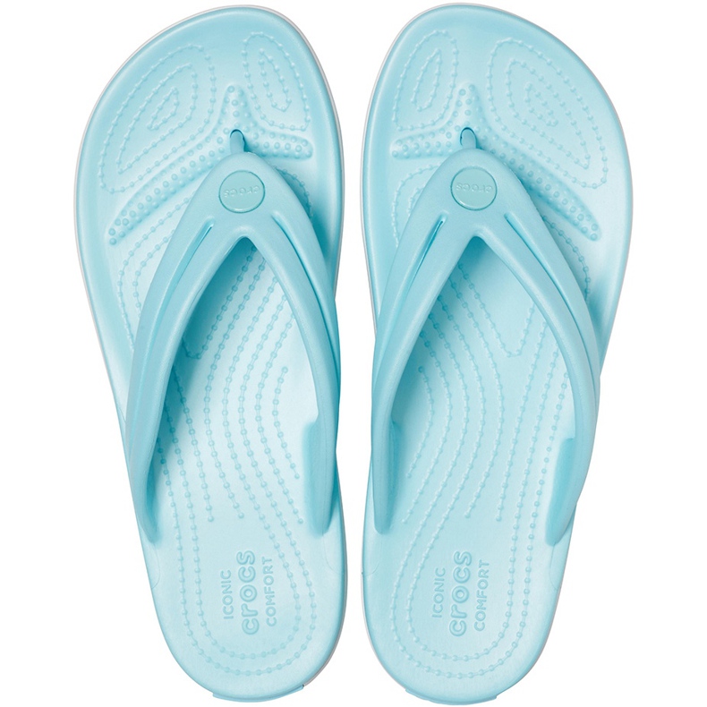 Papuci de damă Crocs Crocband Flip blue 206100 4O9 albastru 1
