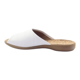 Pantofi pentru femei Befado papuci 254d058 papuci alb 2