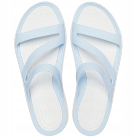 Papuci de casă Crocs Swiftwater albastru-alb 203998 4JQ 1