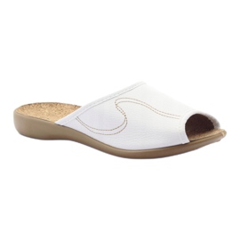 Pantofi pentru femei Befado papuci 254d058 papuci alb 1