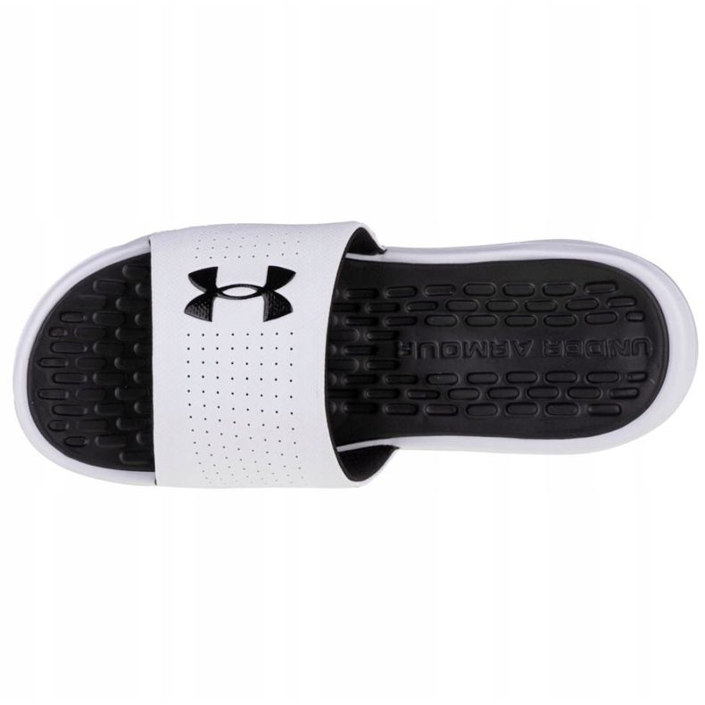Slide fixe Under Armour Playmaker M 3000061-102 alb 2