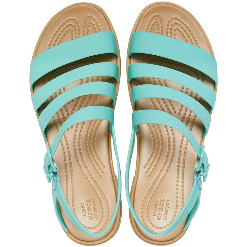 Sandale Crocs pentru femei Tulum Sandal mint 206107 3U3 verde 1