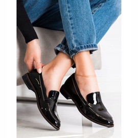 Mocasini lăcuți Sergio Leone negru 1