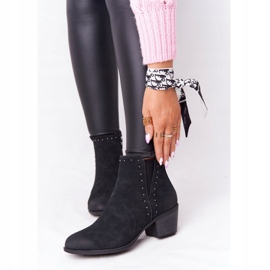 PJ1 Cizme calde pentru femei Cizme Jodhpur Black Morgan negru 2