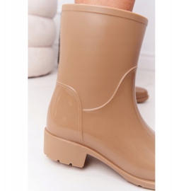 PS1 Cizme Shiny Galoshes Beige Jodhpur Rainy Day bej 1 PS1 Cizme Shiny Galoshes Beige Jodhpur Rainy Day bej 1